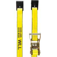 Tendeur d'arrimage pour treuil, Crochet plat, 30' , 2" , Charge d'utilisation max. 3335 lb (1512 kg) Distribution Industrielle GC