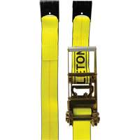 Tendeur d'arrimage pour treuil, Crochet plat, 30' , 3" , Charge d'utilisation max. 5400 lb (2449 kg) Distribution Industrielle GC