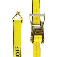 Tendeur d'arrimage pour treuil, Crochet en J, 30' , 2" , Charge d'utilisation max. 3335 lb (1512 kg) Distribution Industrielle GC