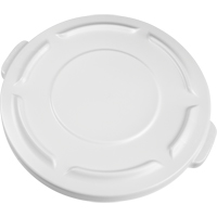 Round Brute&reg; Tops, Flat Lid, Plastic/Polyethylene, Fits Container Size: 19-7/8" Dia. Distribution Industrielle GC