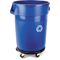 Contenant de collecte des d&eacute;chets recyclable Brute, Vrac, Plastique, 32 gal. US Distribution Industrielle GC