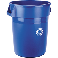 Contenant de collecte des d&eacute;chets recyclable Brute, Vrac, Plastique, 32 gal. US Distribution Industrielle GC