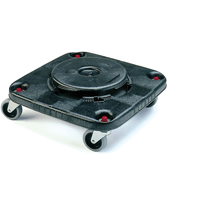 Square BRUTE&reg; Dollies, Polyethylene, Black Distribution Industrielle GC