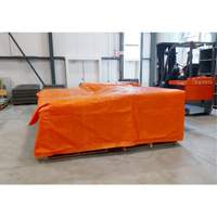 B&acirc;ches isol&eacute;es, Poly&eacute;thyl&egrave;ne, Orange, 20' x 12' x 8 mils Distribution Industrielle GC