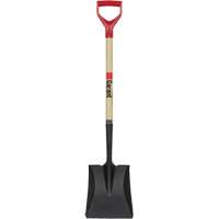 Pelle carr&eacute;e, Bois, Lame Acier durci, Manche en Prise en D, Longueur 43-1/2" Distribution Industrielle GC