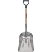 #8 Grain Scoop Shovel, Wood, Aluminum Blade, D-Grip Handle, 29" Length Distribution Industrielle GC
