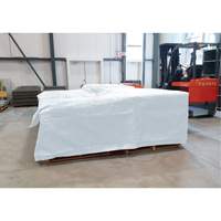 B&acirc;che isol&eacute;e, Poly&eacute;thyl&egrave;ne, Blanc, 20' x 12' x 8 mils Distribution Industrielle GC