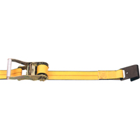 Ratchet Straps, Flat Hook, 2" W x 30' L, 3335 lbs. (1513 kg) Working Load Limit Distribution Industrielle GC