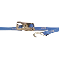 Heavy-Duty Utility Straps, Wire Hook, 1" W x 13' L, 167 lbs. (76 kg) Working Load Limit Distribution Industrielle GC