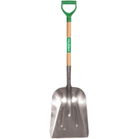 Scoop Shovel, Wood, Aluminum Blade, D-Grip Handle, 29" Length Distribution Industrielle GC