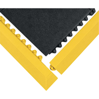 Tapis 24/Seven, Caoutchouc, 3' la c, 3' lo, 5/8" &eacute;paisseur, Noir Distribution Industrielle GC