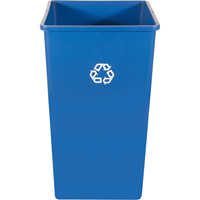 Contenant pour poste de recyclage, Vrac, Plastique, 35 gal. US Distribution Industrielle GC