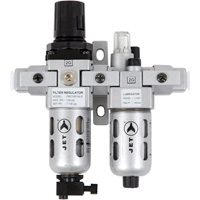 AFRLCM14 2-Piece Miniature Air Filter, Regulator & Lubricator, 1/4" NPT Distribution Industrielle GC
