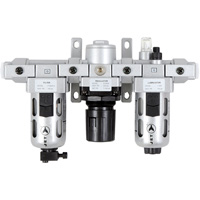 AFRLMI38 3-Piece Intermediate Air Filter, Regulator & Lubricator, 3/8" NPT Distribution Industrielle GC