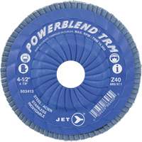 POWERBLEND TRM Trimmable Flap Disc, 5" x 7/8", Type 29, Z60 Grit, Zirconia Alumina Distribution Industrielle GC