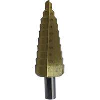 JET-KUT&reg; Super Premium M35 Step Drill, 3/16" - 1/2" , 1/16" Increments, High Speed Steel Distribution Industrielle GC