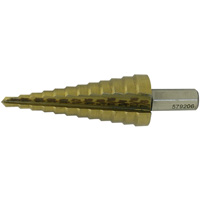 JET-KUT&reg; Super Premium M35 Step Drill, 3/16" - 7/8" , 1/16" Increments, High Speed Steel Distribution Industrielle GC