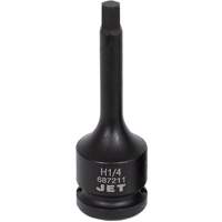 Impact Bit Socket, Hex, 1/4" x 3" L, 1/2" Drive Distribution Industrielle GC