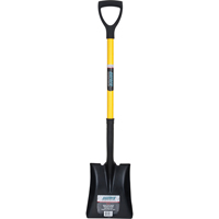 Square Point Shovel, Fibreglass, Tempered Steel Blade, D-Grip Handle, 32-1/2" Long Distribution Industrielle GC