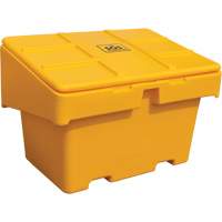Contenants pour sel & sable SOS, Avec Moraillon, 48" x 33" x 34", 18,5 pi³, Jaune Distribution Industrielle GC