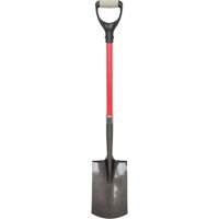 Heavy-Duty Shovels, Fibreglass, Carbon Steel Blade, D-Grip Handle, 30-1/2" Long Distribution Industrielle GC