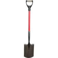 Heavy-Duty Shovels, Fibreglass, Carbon Steel Blade, D-Grip Handle, 30-1/2" Long Distribution Industrielle GC