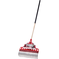 Multi-Purpose Lawn Rake, 20" Blade, 20 Tines, Hardwood Handle, Steel Blade Distribution Industrielle GC