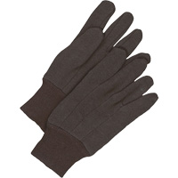 Gants en jersey classiques, Taille unique, Brun, Non doubl&eacute;, Poignet en tricot Distribution Industrielle GC