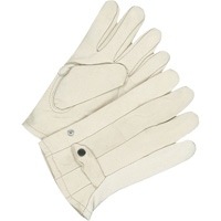 Gants classiques de cordeur, 10, Paume Cuir fleur de vache Distribution Industrielle GC