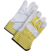 Gants d'ajusteur classiques, Taille unique, Paume en Cuir de vache refendu, Doublure en Molleton Distribution Industrielle GC