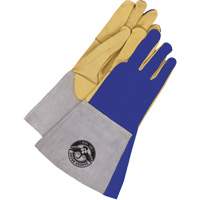 Gants de soudage &agrave; l'arc TIG et MIG, Cuir fleur de daim, Taille Grand Distribution Industrielle GC