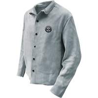Veste de soudeur, Cuir, 2T-Grand, Gris Distribution Industrielle GC