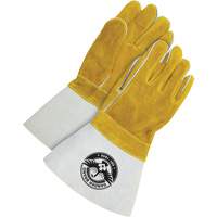 Welder Gloves with 5" Cuff, Split Cowhide, Size One Size Distribution Industrielle GC