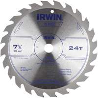 Lame de scie circulaire de s&eacute;rie classique, 7-1/4", 24 dents, Pour Bois Distribution Industrielle GC