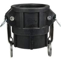 Coupleur &agrave; came et cannelure, Polypropyl&egrave;ne, Type D, 3", NPT femelle, 60 PSI Distribution Industrielle GC