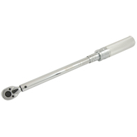 Heavy-Duty Micro-Adjustable Torque Wrench, Click, 3/8" Square Drive, 10 - 100 ft-lbs. Distribution Industrielle GC