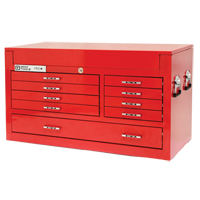 PRO+ Series Top Chest, 42" W, 9 Drawers, Red Distribution Industrielle GC