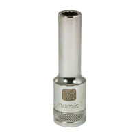 Douille SAE, 3/8", Prise 1/2", 12 pans, Profond Distribution Industrielle GC