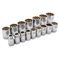 Jeu de douilles SAE, 16 Mcx, Prise de 1/2" Distribution Industrielle GC
