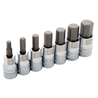 Standard Metric Socket Set, 7 Pcs Distribution Industrielle GC
