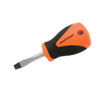 Tournevis court pour &eacute;crous &agrave; fente, Tige de 1/4", Ronde, 3-3/4" lo, Prise en Coussin&eacute;e Distribution Industrielle GC