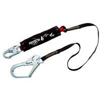 PRO Shock-Absorbing Lanyard, 4', Rebar Hook Center, Snap Hook Leg Ends, Kevlar&reg; Distribution Industrielle GC