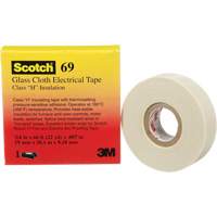 Scotch&reg; Glass Cloth Tape, 19 mm (3/4") W x 20 m (66') L, 7 mils, White Distribution Industrielle GC
