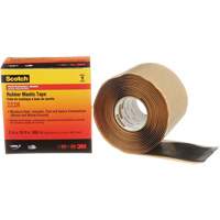 Ruban de mastic de caoutchouc 2228 Scotch, 50,8 mm (2") x 3 m (10'), Noir Distribution Industrielle GC