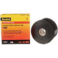 Scotch&reg; Professional Grade Linerless Rubber Splicing Tape, 50.8 mm (2") W x 9 m (30') L, 30 mils, Black Distribution Industrielle GC
