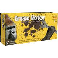 Gants Grease Monkey, Grand, Nitrile, 8 mils, Sans poudre, Noir Distribution Industrielle GC