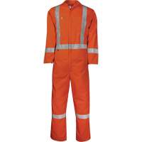 Westex UltraSoft&reg; Unlined Contractor Coveralls, Size 2X-Large, Orange, 8.7 cal/cm² Distribution Industrielle GC