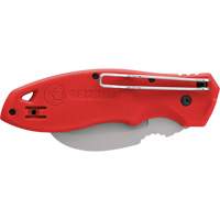 Couteau pliant &agrave; bec courb&eacute; FastBack, 2-1/4" lame, lame en Acier inoxydable, poign&eacute;e en Plastique Distribution Industrielle GC
