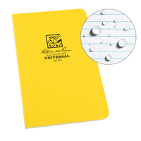 Livre reli&eacute; Field-Flex, Couverture souple, Jaune, 128 Pages, 4-5/8" , 7-1/4"  Distribution Industrielle GC