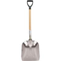 Scoop Shovel, Wood, Aluminum Blade, D-Grip Handle, 24-1/2" Length Distribution Industrielle GC